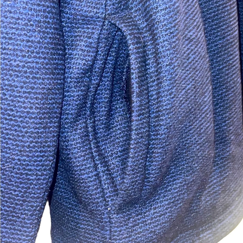 Orvis Sherpa Fleece Lined 1/4 Zip Pullover with Pockets Blue & White Size Large - Picture 6 of 12